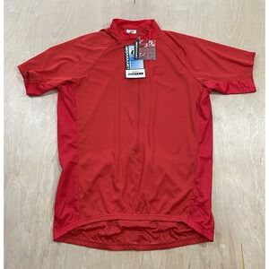 Cannondale Cycling Jersey Shirt Mens XL Red Short Sleeve Vantage Made In USA